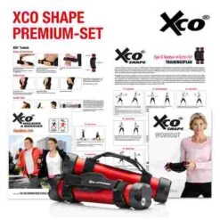 XCO Aluminium Premium Set Incl. 2 Training Programmes On DVD -Fitness Equipment Sale 204 5506