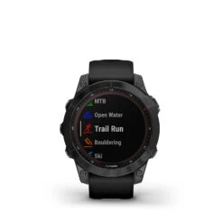 Garmin Fenix 7 Sapphire Solar Multisport Smartwatch -Fitness Equipment Sale fenix 7 sapphire solar black dlc titanium with black band 7