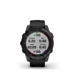Garmin Fenix 7 Sapphire Solar Multisport Smartwatch -Fitness Equipment Sale fenix 7 sapphire solar black dlc titanium with black band 9