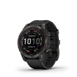 Garmin Fenix 7 Sapphire Solar Multisport Smartwatch -Fitness Equipment Sale fenix 7 sapphire solar carbon gray dlc titanium with black band 1