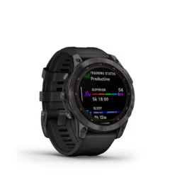 Garmin Fenix 7 Sapphire Solar Multisport Smartwatch -Fitness Equipment Sale fenix 7 sapphire solar carbon gray dlc titanium with black band 3
