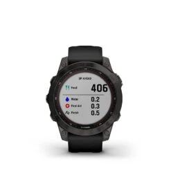 Garmin Fenix 7 Sapphire Solar Multisport Smartwatch -Fitness Equipment Sale fenix 7 sapphire solar carbon gray dlc titanium with black band 8