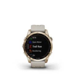Garmin Fenix 7S Sapphire Solar Multisport GPS Smartwatch -Fitness Equipment Sale fenix 7s sapphire solar cream gold titanium with light sand band 7