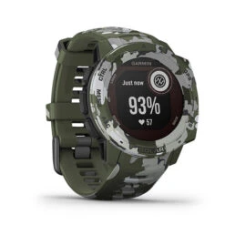Garmin Instinct Solar Sportsman Camo Edition GPS Smartwatch -Fitness Equipment Sale garmin instinct solar sportsman edition lichen camo 010 02293 16 7